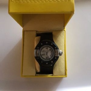 Invicta S1 Rally Collection Black Rubber Watch